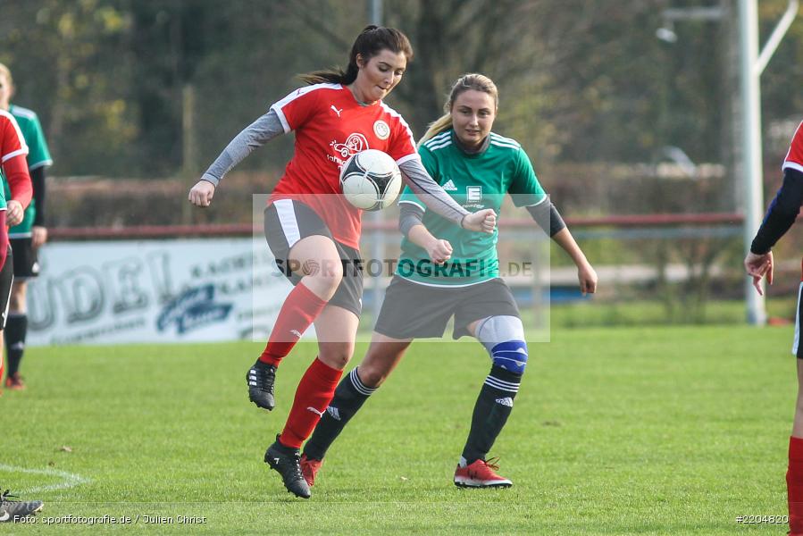 Therese-Luise Schleicher, Ina Maisler, 04.11.2017, Kreisliga Frauen, FV Karlstadt, SG 1920 Burgsinn - Bild-ID: 2204820 Therese-Luise Schleicher, Ina Maisler, 04.11.2017, Kreisliga Frauen, FV Karlstadt, SG 1920 Burgsinn - Bild-ID: 2204820