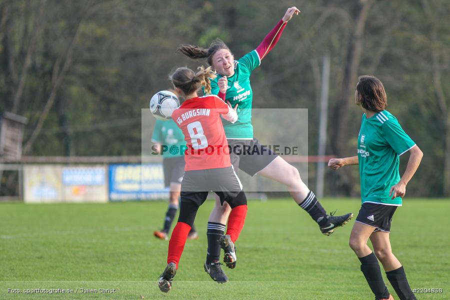 Alisa Heinzel, Lisa Steinbach, 04.11.2017, Kreisliga Frauen, FV Karlstadt, SG 1920 Burgsinn - Bild-ID: 2204838 Alisa Heinzel, Lisa Steinbach, 04.11.2017, Kreisliga Frauen, FV Karlstadt, SG 1920 Burgsinn - Bild-ID: 2204838