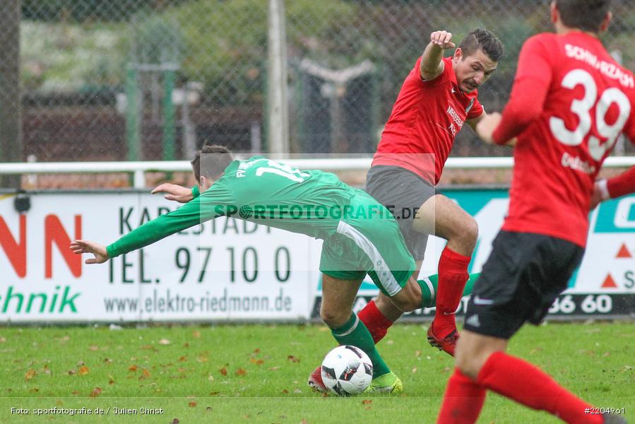 Tobias Bürkner, Michael Winkler, 05.11.2017, Bezirksliga West, SC Schwarzach, FV Karlstadt - Bild-ID: 2204961 Tobias Bürkner, Michael Winkler, 05.11.2017, Bezirksliga West, SC Schwarzach, FV Karlstadt - Bild-ID: 2204961