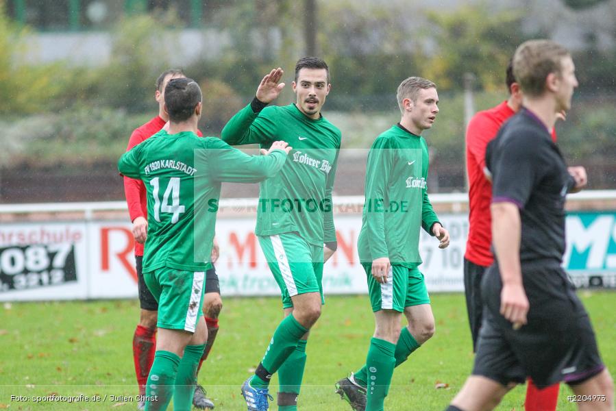 Dominik Lambrecht, 05.11.2017, Bezirksliga West, SC Schwarzach, FV Karlstadt - Bild-ID: 2204973