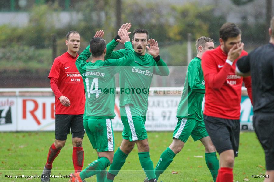 Johan Brahimi, Dominik Lambrecht, 05.11.2017, Bezirksliga West, SC Schwarzach, FV Karlstadt - Bild-ID: 2204988