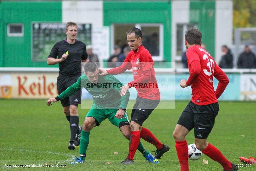 Dominik Lambrecht, Nico Eichelbrönner, 05.11.2017, Bezirksliga West, SC Schwarzach, FV Karlstadt - Bild-ID: 2204997 Dominik Lambrecht, Nico Eichelbrönner, 05.11.2017, Bezirksliga West, SC Schwarzach, FV Karlstadt - Bild-ID: 2204997