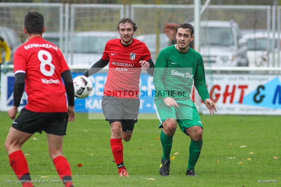 Bernd Keilholz, Dominik Höfling, 05.11.2017, Bezirksliga West, SC Schwarzach, FV Karlstadt - Bild-ID: 2204998