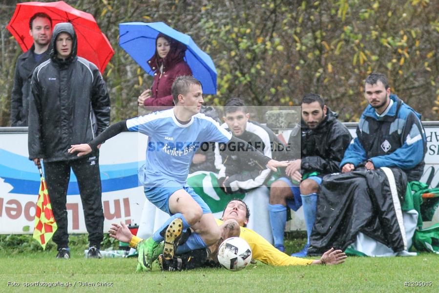 Niklas Scherer, Moritz Engelhardt, 05.11.2017, A-Klasse Würzburg, FV Maintal 06, FV Karlstadt II - Bild-ID: 2205015 Niklas Scherer, Moritz Engelhardt, 05.11.2017, A-Klasse Würzburg, FV Maintal 06, FV Karlstadt II - Bild-ID: 2205015