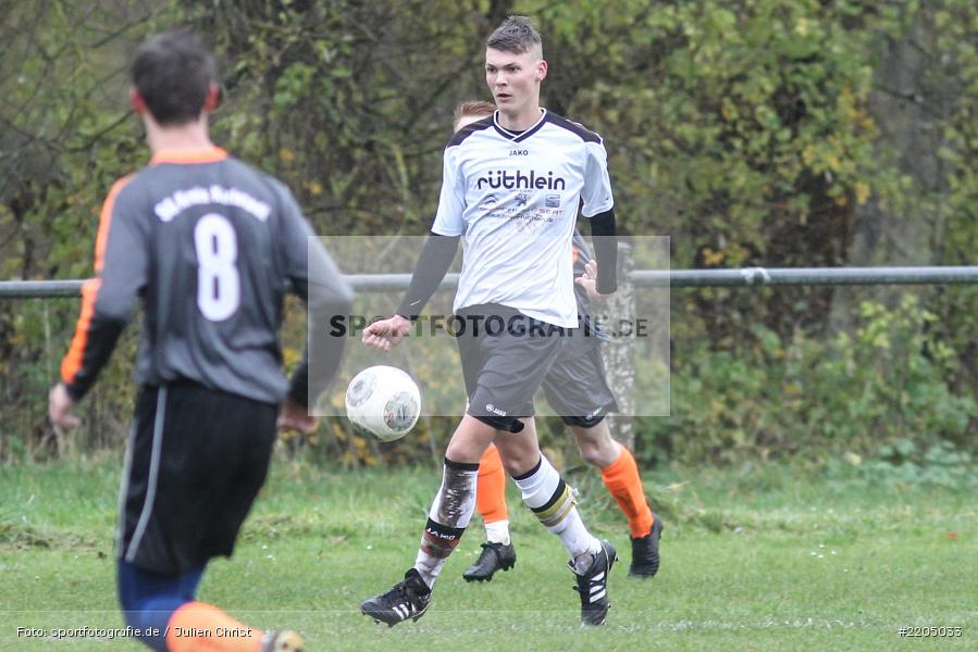 Moritz Fischer, 11.11.2017, Kreisliga Würzburg, A-Junioren, (SG) ASV Rimpar, (SG) FV Karlstadt - Bild-ID: 2205033 Moritz Fischer, 11.11.2017, Kreisliga Würzburg, A-Junioren, (SG) ASV Rimpar, (SG) FV Karlstadt - Bild-ID: 2205033
