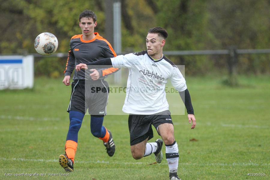 Timo Römeis, Nico Hörning, 11.11.2017, Kreisliga Würzburg, A-Junioren, (SG) ASV Rimpar, (SG) FV Karlstadt - Bild-ID: 2205036