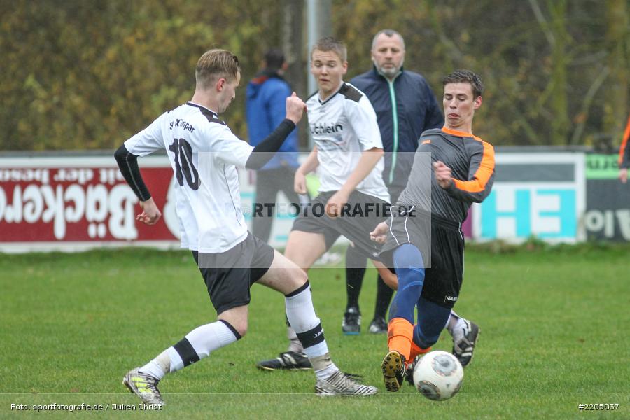 Nico Hörning, Luca Graf, 11.11.2017, Kreisliga Würzburg, A-Junioren, (SG) ASV Rimpar, (SG) FV Karlstadt - Bild-ID: 2205037 Nico Hörning, Luca Graf, 11.11.2017, Kreisliga Würzburg, A-Junioren, (SG) ASV Rimpar, (SG) FV Karlstadt - Bild-ID: 2205037