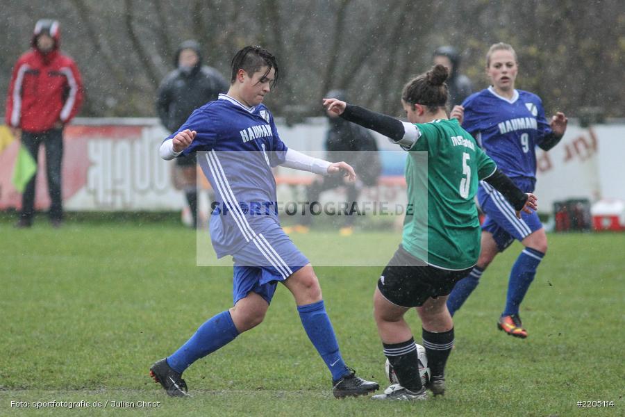 Jasmin Scheiner, Michaela Straub, 12.11.2017, Kreisliga Frauen, FV Steinfeld/Hausen-Rohrbach, FV Karlstadt - Bild-ID: 2205114