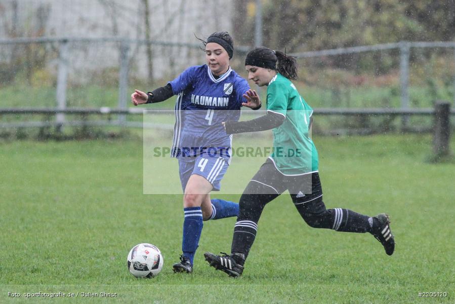Julia Vogel, Antonia Schuhmann, 12.11.2017, Kreisliga Frauen, FV Steinfeld/Hausen-Rohrbach, FV Karlstadt - Bild-ID: 2205120 Julia Vogel, Antonia Schuhmann, 12.11.2017, Kreisliga Frauen, FV Steinfeld/Hausen-Rohrbach, FV Karlstadt - Bild-ID: 2205120