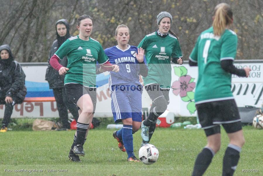 Alisa Herold, Lisa Steinbach, 12.11.2017, Kreisliga Frauen, FV Steinfeld/Hausen-Rohrbach, FV Karlstadt - Bild-ID: 2205122