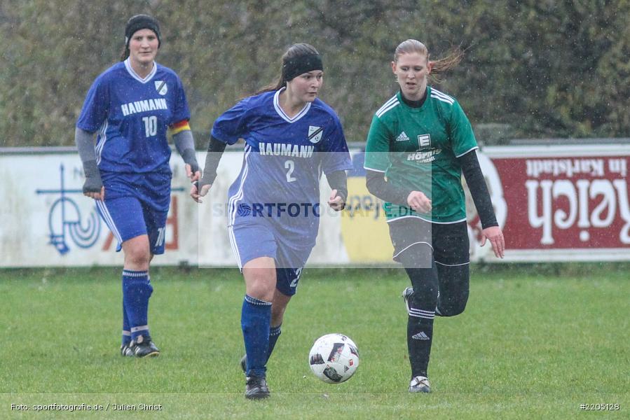 Pia Gehrsitz, Alicia Rüb, 12.11.2017, Kreisliga Frauen, FV Steinfeld/Hausen-Rohrbach, FV Karlstadt - Bild-ID: 2205128