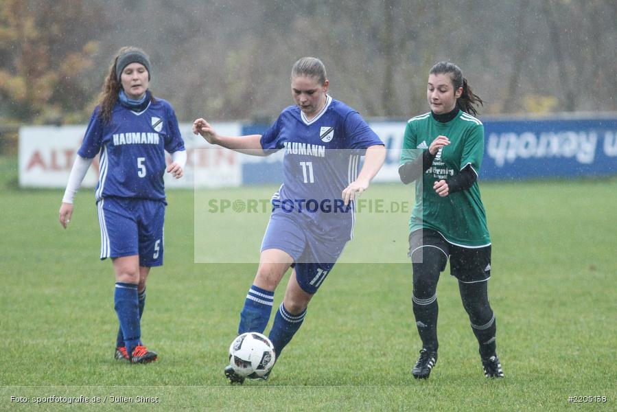 Larissa Wagner, Vanessa Müller, 12.11.2017, Kreisliga Frauen, FV Steinfeld/Hausen-Rohrbach, FV Karlstadt - Bild-ID: 2205138 Larissa Wagner, Vanessa Müller, 12.11.2017, Kreisliga Frauen, FV Steinfeld/Hausen-Rohrbach, FV Karlstadt - Bild-ID: 2205138