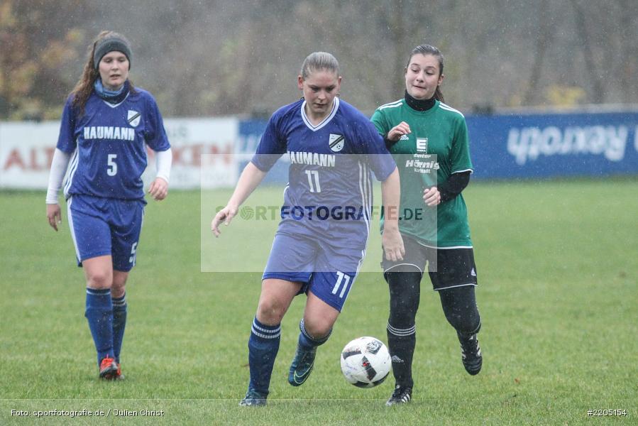 Larissa Wagner, Vanessa Müller, 12.11.2017, Kreisliga Frauen, FV Steinfeld/Hausen-Rohrbach, FV Karlstadt - Bild-ID: 2205154 Larissa Wagner, Vanessa Müller, 12.11.2017, Kreisliga Frauen, FV Steinfeld/Hausen-Rohrbach, FV Karlstadt - Bild-ID: 2205154