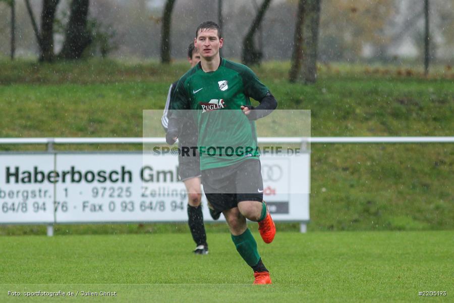 Dominic Heßdörfer, 12.11.2017, Kreisliga Würzburg, FV 05 Helmstadt, TSV Retzbach - Bild-ID: 2205193