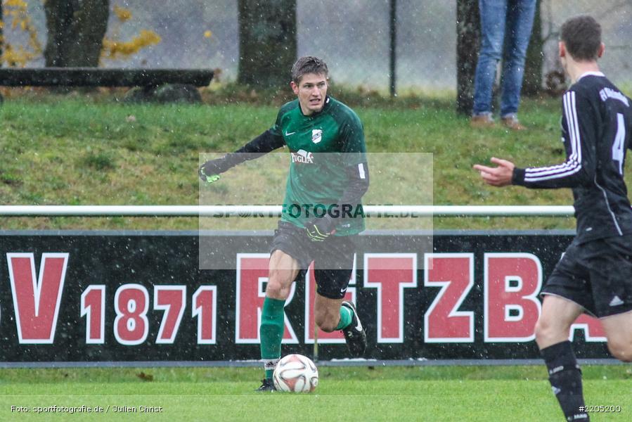 Maximilian Köstler, 12.11.2017, Kreisliga Würzburg, FV 05 Helmstadt, TSV Retzbach - Bild-ID: 2205200