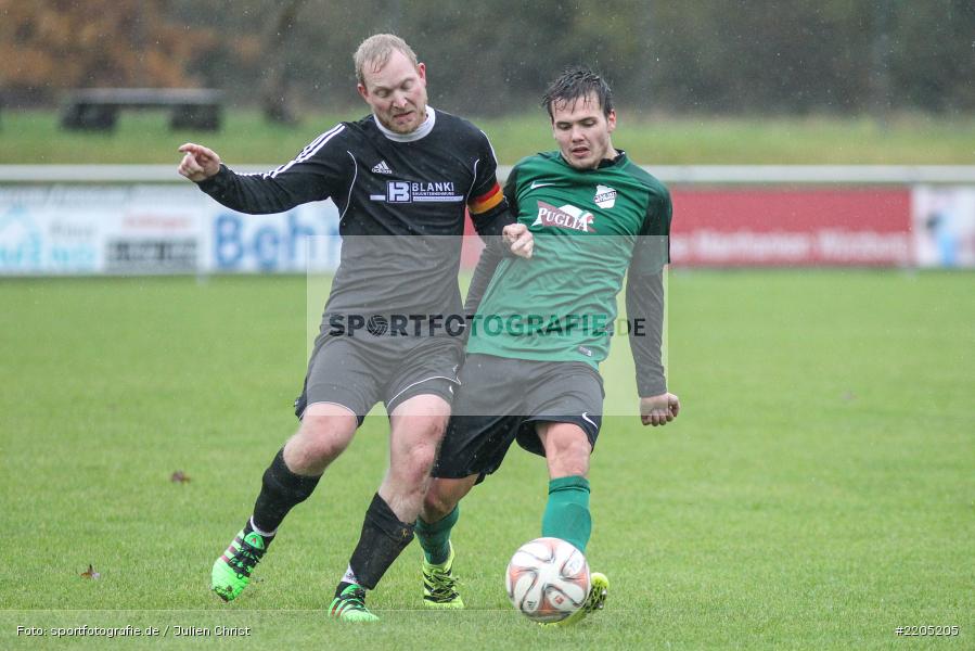 Andreas Köhler, Matthias Hauser, 12.11.2017, Kreisliga Würzburg, FV 05 Helmstadt, TSV Retzbach - Bild-ID: 2205205
