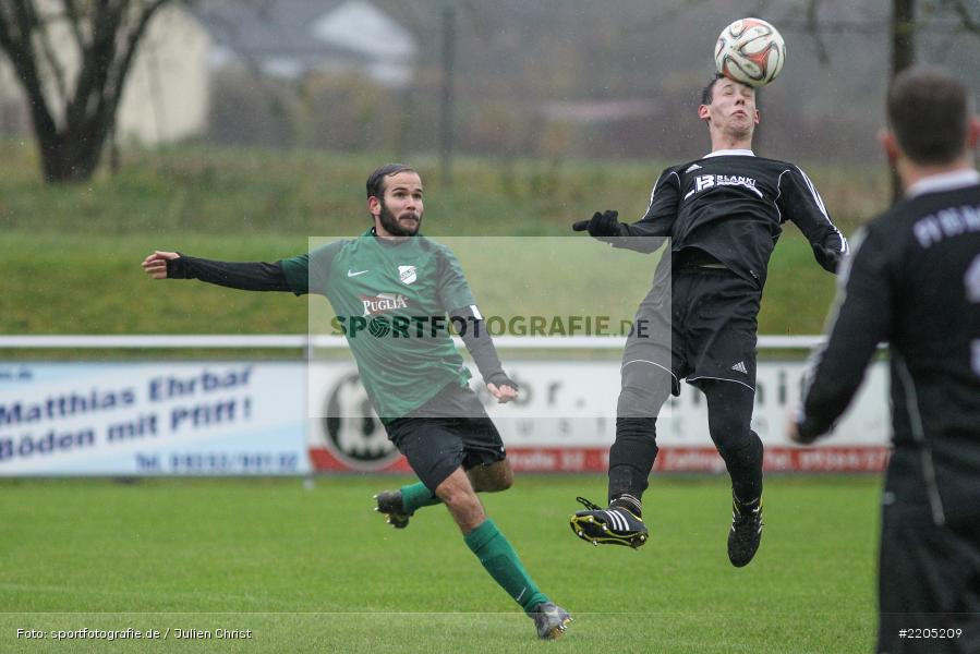 William Vielwerth, Elias Harant, 12.11.2017, Kreisliga Würzburg, FV 05 Helmstadt, TSV Retzbach - Bild-ID: 2205209