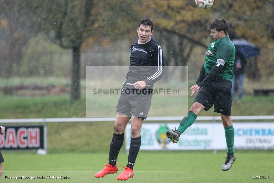 Kevin Schmidt, Dominik Hehrlein, 12.11.2017, Kreisliga Würzburg, FV 05 Helmstadt, TSV Retzbach - Bild-ID: 2205213