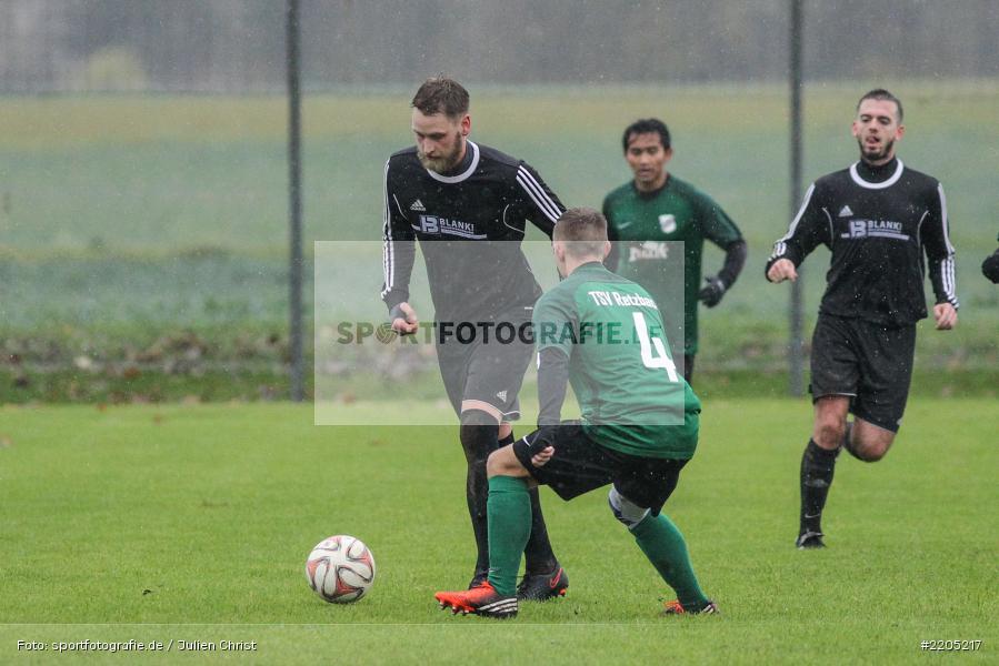 Lukas Gößwein, Jonas Beuschlein, 12.11.2017, Kreisliga Würzburg, FV 05 Helmstadt, TSV Retzbach - Bild-ID: 2205217