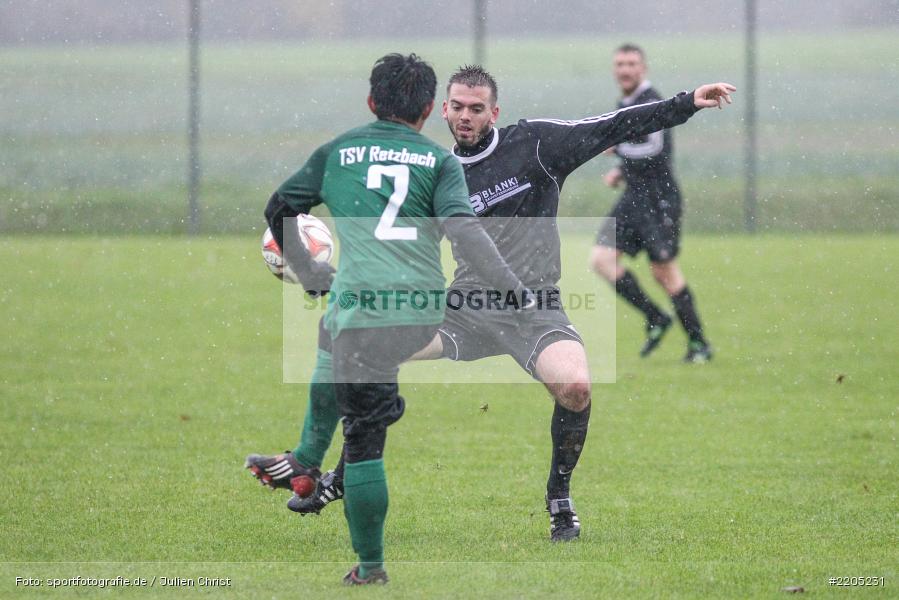 Thawatchai Pimsai, Michael Riedel, 12.11.2017, Kreisliga Würzburg, FV 05 Helmstadt, TSV Retzbach - Bild-ID: 2205231