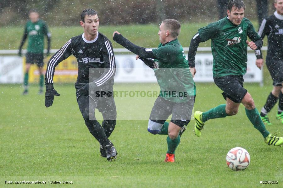 Lukas Gößwein, Elias Harant, 12.11.2017, Kreisliga Würzburg, FV 05 Helmstadt, TSV Retzbach - Bild-ID: 2205232