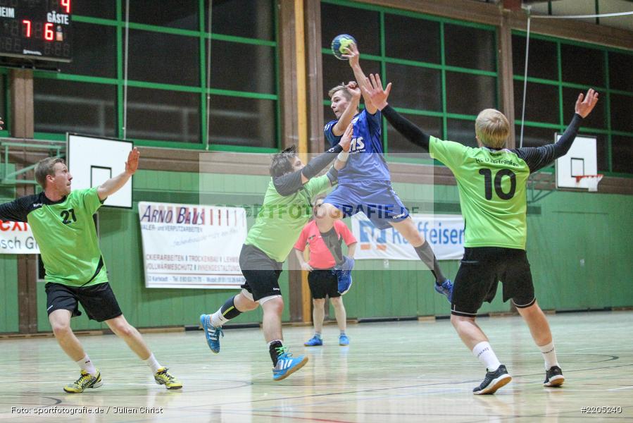 Sebastian Henrich, Adrian Schwab, Bezirksliga Staffel Nord, 12.11.2017, HC Unterfranken, TSV Karlstadt - Bild-ID: 2205240