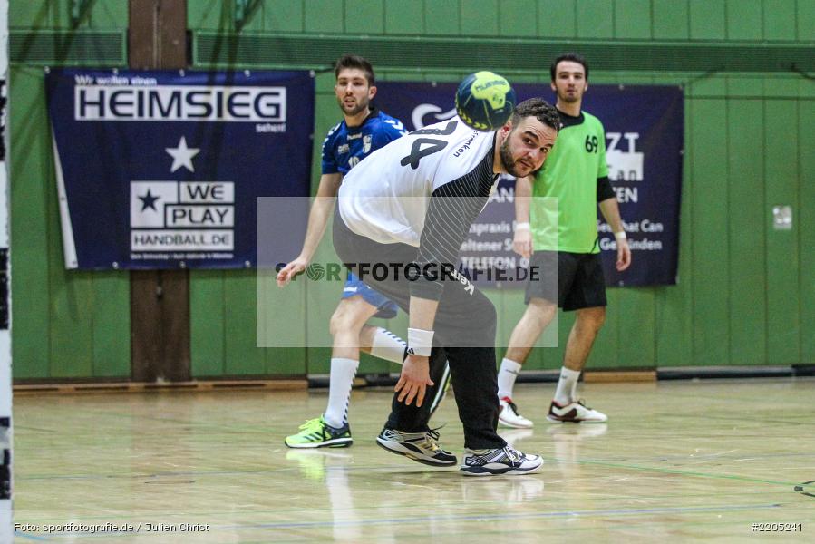 Kevin Scheck, Sebastian Schmid, Bezirksliga Staffel Nord, 12.11.2017, HC Unterfranken, TSV Karlstadt - Bild-ID: 2205241