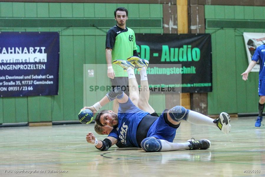 Ivo Groksch, Daniel Born, Bezirksliga Staffel Nord, 12.11.2017, HC Unterfranken, TSV Karlstadt - Bild-ID: 2205252