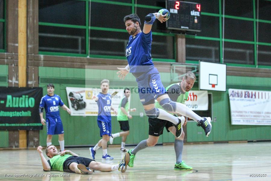 Ivo Groksch, Matthias Tirre, Daniel Born, Bezirksliga Staffel Nord, 12.11.2017, HC Unterfranken, TSV Karlstadt - Bild-ID: 2205257