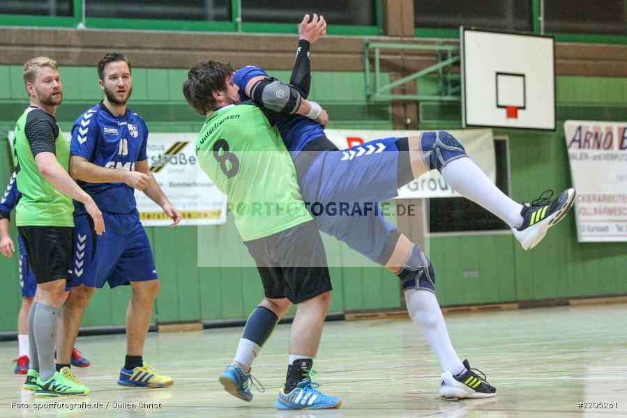 Daniel Born, Sebastian Henrich, Bezirksliga Staffel Nord, 12.11.2017, HC Unterfranken, TSV Karlstadt - Bild-ID: 2205261