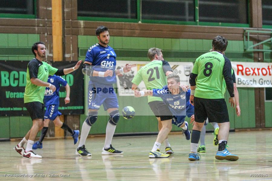 Jonas Holaschke, Ivo Groksch, Bezirksliga Staffel Nord, 12.11.2017, HC Unterfranken, TSV Karlstadt - Bild-ID: 2205263