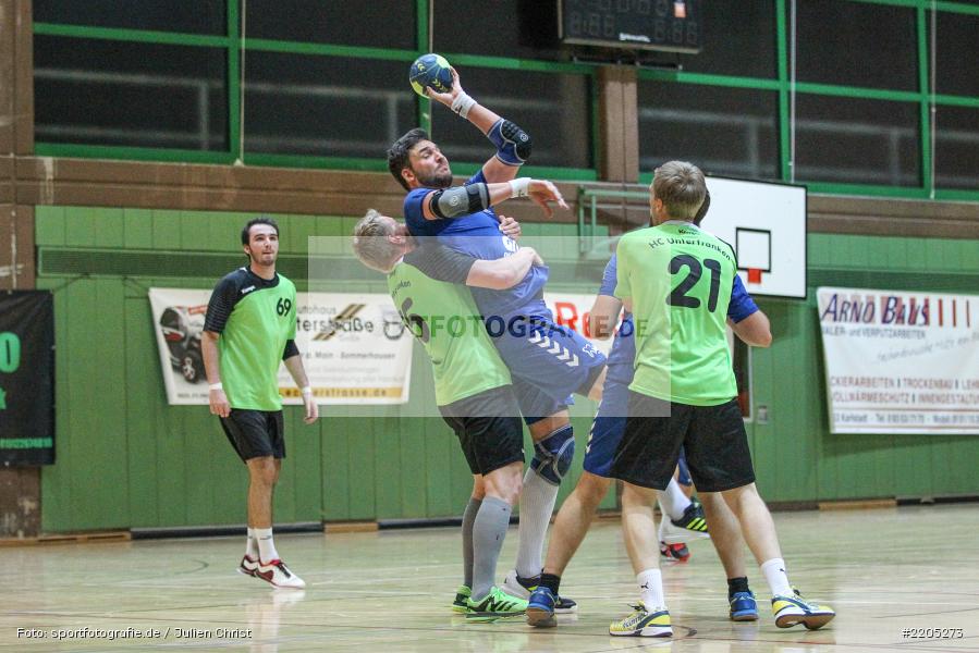 Daniel Born, Matthias Tirre, Bezirksliga Staffel Nord, 12.11.2017, HC Unterfranken, TSV Karlstadt - Bild-ID: 2205273