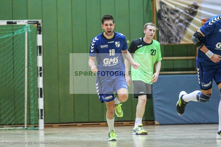 Sebastian Schmid, Bezirksliga Staffel Nord, 12.11.2017, HC Unterfranken, TSV Karlstadt - Bild-ID: 2205274