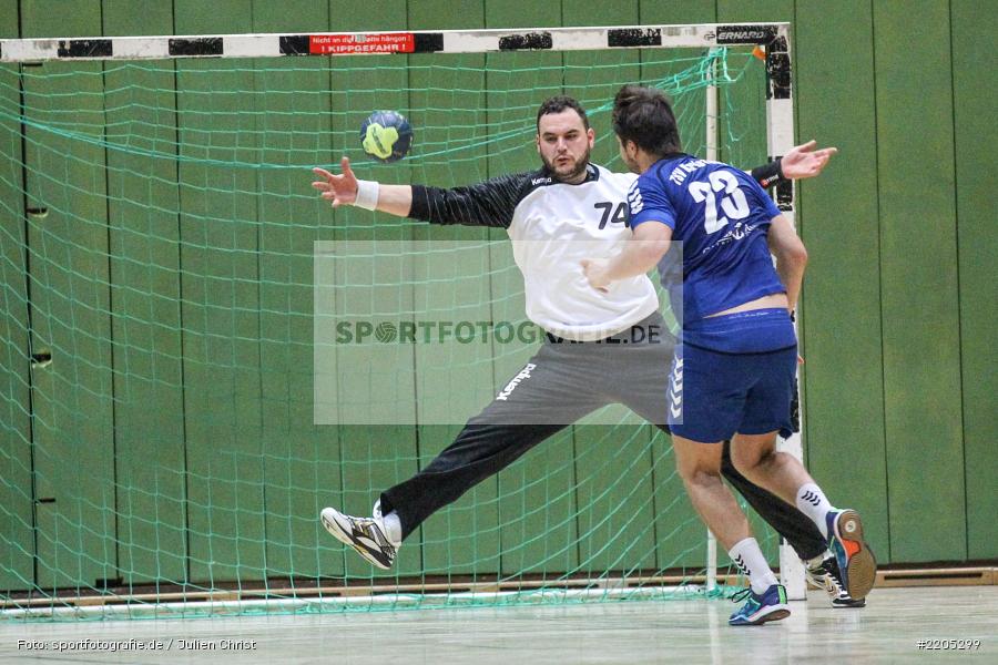 Kevin Scheck, Sebastian Reiss, Bezirksliga Staffel Nord, 12.11.2017, HC Unterfranken, TSV Karlstadt - Bild-ID: 2205299