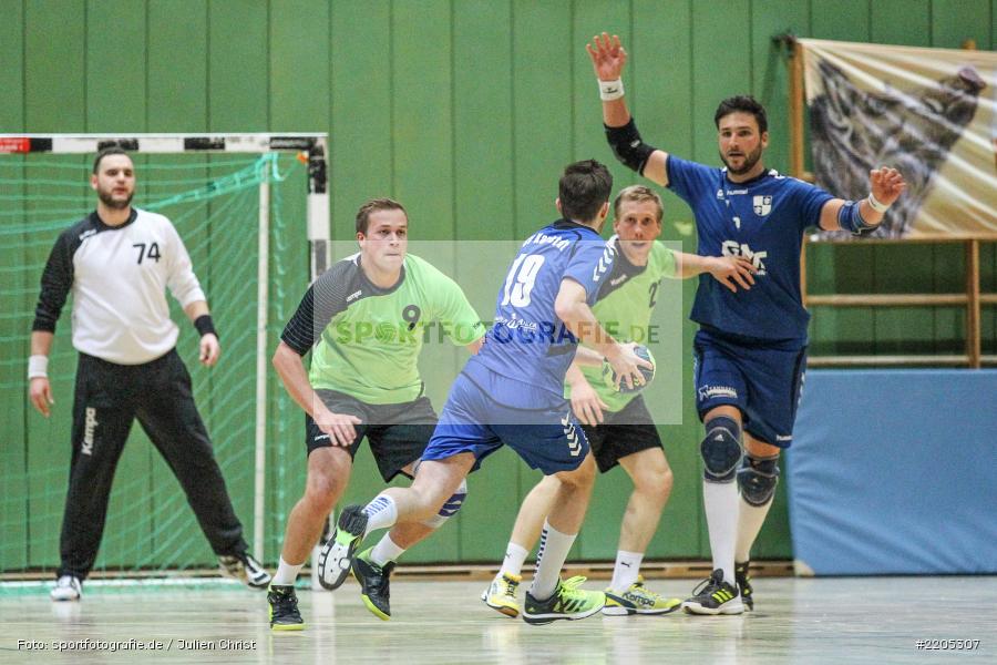 Ivo Groksch, Jochen Hans-Günther Kess, Sebastian Schmid, Bezirksliga Staffel Nord, 12.11.2017, HC Unterfranken, TSV Karlstadt - Bild-ID: 2205307