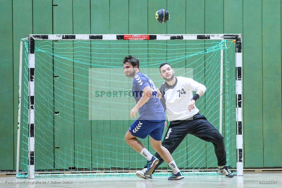 Kevin Scheck, Sebastian Reiss, Bezirksliga Staffel Nord, 12.11.2017, HC Unterfranken, TSV Karlstadt - Bild-ID: 2205309