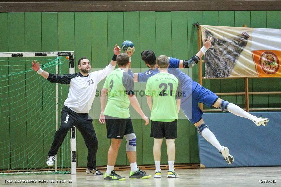 Kevin Scheck, Daniel Born, Bezirksliga Staffel Nord, 12.11.2017, HC Unterfranken, TSV Karlstadt - Bild-ID: 2205310