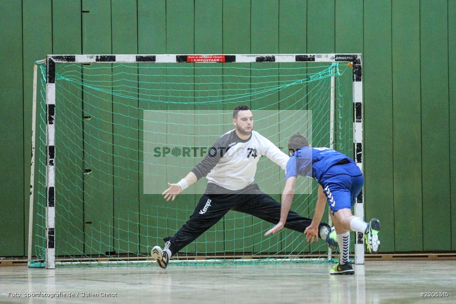 Kevin Scheck, Sebastian Schmid, Bezirksliga Staffel Nord, 12.11.2017, HC Unterfranken, TSV Karlstadt - Bild-ID: 2205315