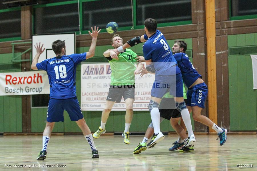 Daniel Born, Ivo Groksch, Bezirksliga Staffel Nord, 12.11.2017, HC Unterfranken, TSV Karlstadt - Bild-ID: 2205318