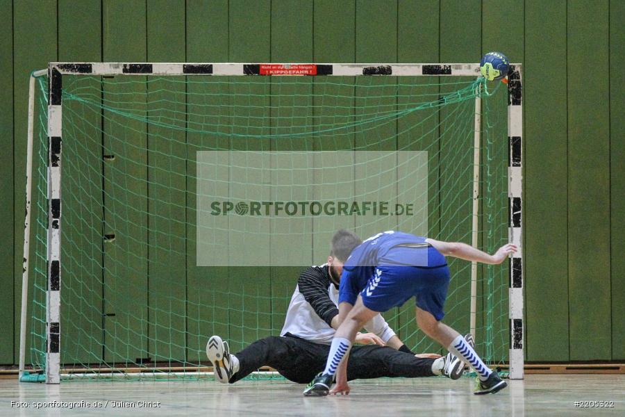 Kevin Scheck, Sebastian Schmid, Bezirksliga Staffel Nord, 12.11.2017, HC Unterfranken, TSV Karlstadt - Bild-ID: 2205322
