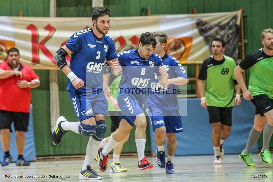 Daniel Born, Sebastian Heun, Bezirksliga Staffel Nord, 12.11.2017, HC Unterfranken, TSV Karlstadt - Bild-ID: 2205330