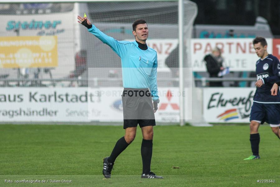 Stefan Klerner, Landesliga Nordwest, 18.11.2017, Sportplatz, ESV Ansbach-Eyb, TSV Karlburg - Bild-ID: 2205342