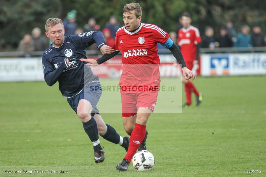 Manuel Römlein, Danny Schuster, Landesliga Nordwest, 18.11.2017, Sportplatz, ESV Ansbach-Eyb, TSV Karlburg - Bild-ID: 2205352
