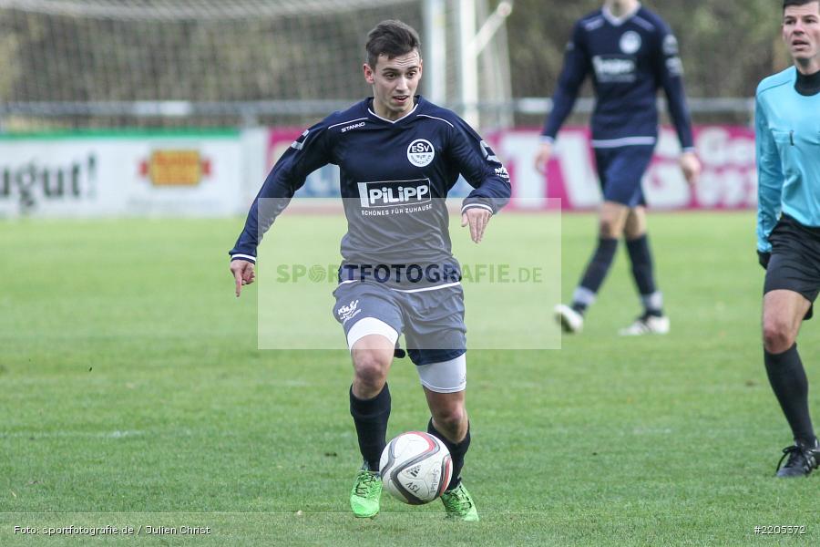 Anton Schröferl, Landesliga Nordwest, 18.11.2017, Sportplatz, ESV Ansbach-Eyb, TSV Karlburg - Bild-ID: 2205372