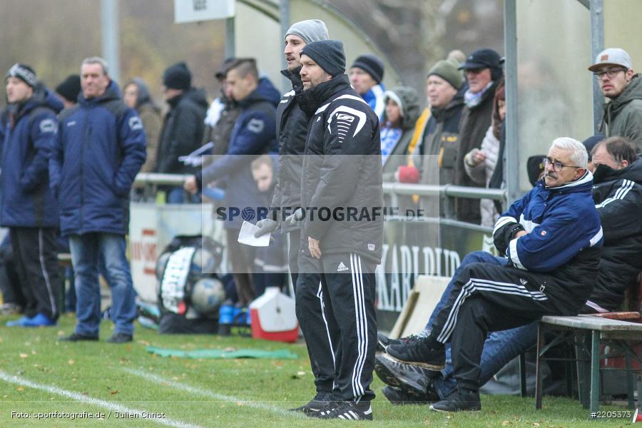 Patrick Sträßer, Daniel Diroll, Landesliga Nordwest, 18.11.2017, Sportplatz, ESV Ansbach-Eyb, TSV Karlburg - Bild-ID: 2205373