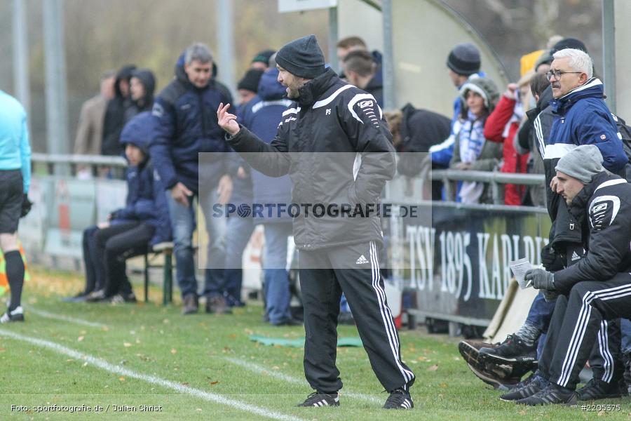Patrick Sträßer, Landesliga Nordwest, 18.11.2017, Sportplatz, ESV Ansbach-Eyb, TSV Karlburg - Bild-ID: 2205375