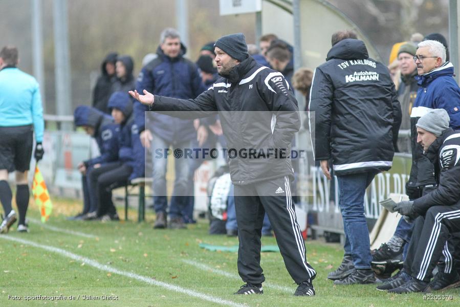 Patrick Sträßer, Landesliga Nordwest, 18.11.2017, Sportplatz, ESV Ansbach-Eyb, TSV Karlburg - Bild-ID: 2205378