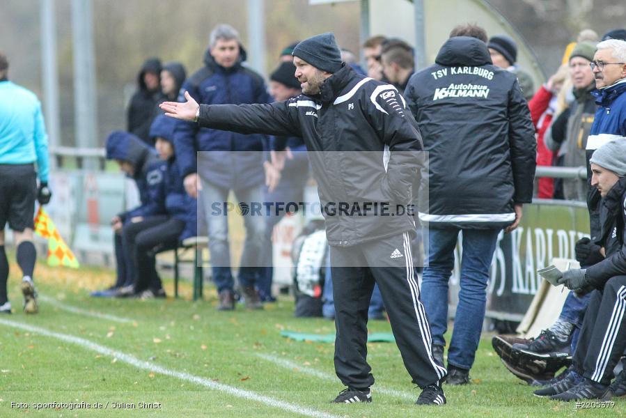 Patrick Sträßer, Landesliga Nordwest, 18.11.2017, Sportplatz, ESV Ansbach-Eyb, TSV Karlburg - Bild-ID: 2205379