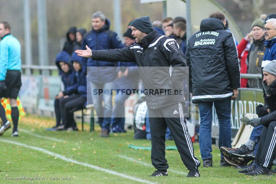 Patrick Sträßer, Landesliga Nordwest, 18.11.2017, Sportplatz, ESV Ansbach-Eyb, TSV Karlburg - Bild-ID: 2205381