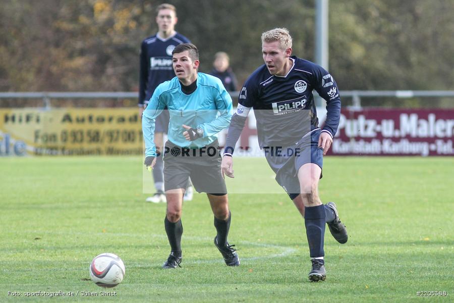 Tobias Hasselmeier, Landesliga Nordwest, 18.11.2017, Sportplatz, ESV Ansbach-Eyb, TSV Karlburg - Bild-ID: 2205388
